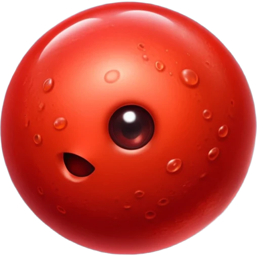 A realistic red blood cell floating in space, fully red with no white color, glossy surface, detailed texture, cinematic lighting, dark background, slow smooth motion, high-resolution, dramatic shadows, no white blood cells, focus on a single red blood cell, hyper-realistic 3D render. emoji
