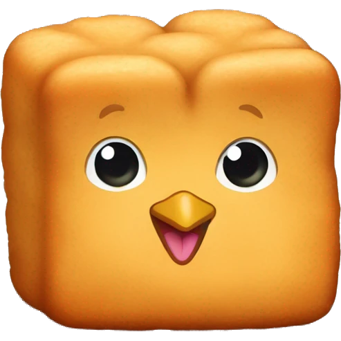  cute chicken nugget emoji