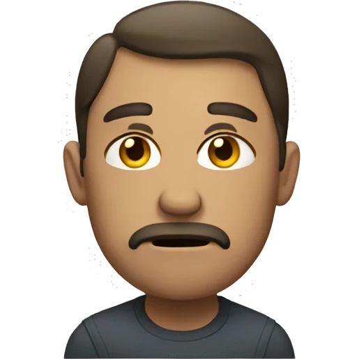 Annoyed working emoji
