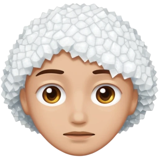 Face with pile of salt emoji