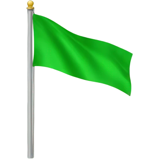 green flag emoji