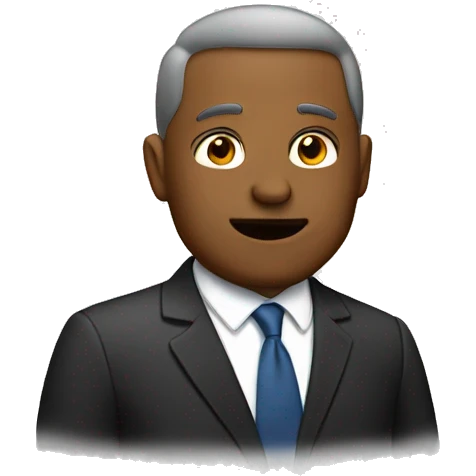 executive talking emoji