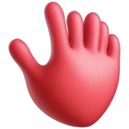 Coeur avec la main emoji