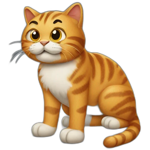 Endrout Garfield emoji
