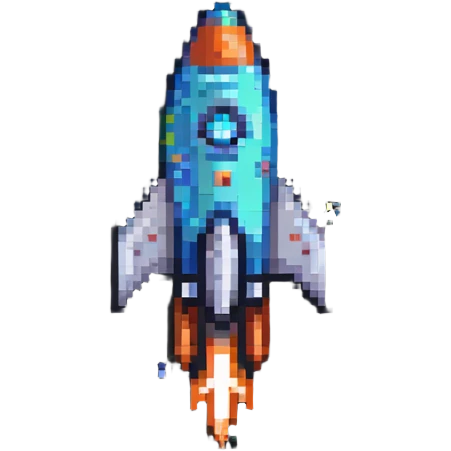 rocket ship in space emoji