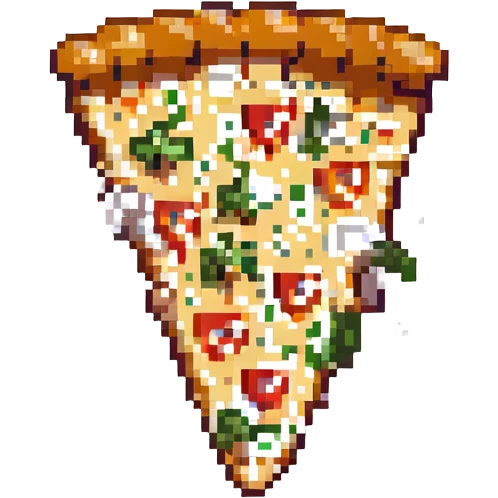 A pizza slice emoji