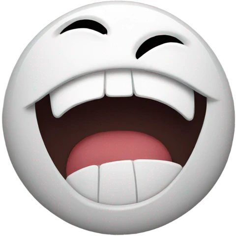 Blinking with open mouth  emoji