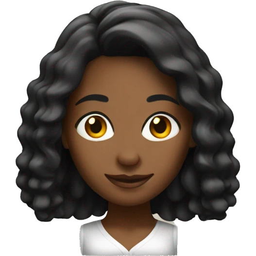 black bartendergirl emoji