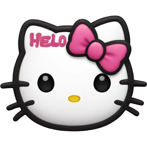 Hello kitty emoji
