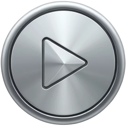 play button silver emoji