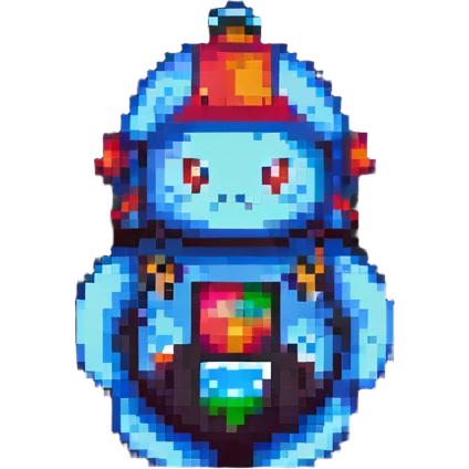 the word 'Vrishali' in pixel art style, bold and colorful, retro video game feel emoji