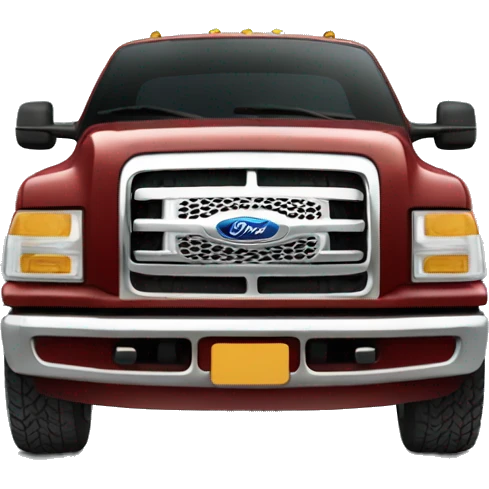 red ford 250 king ranch  emoji