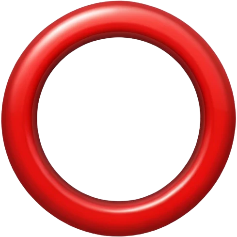 red circle ring emoji