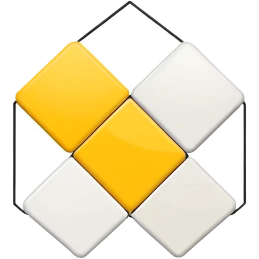 minimal art versions please 2 colours, white and yellow emoji