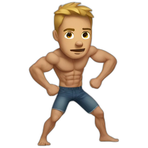 ripped dude emoji