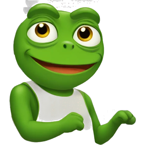 Pepe in escalator  emoji
