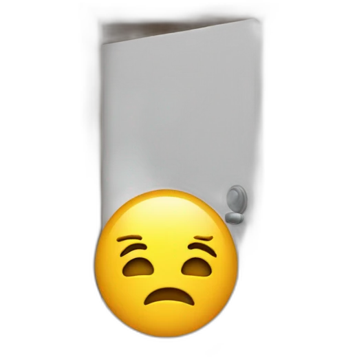 hiding behind a door emoji