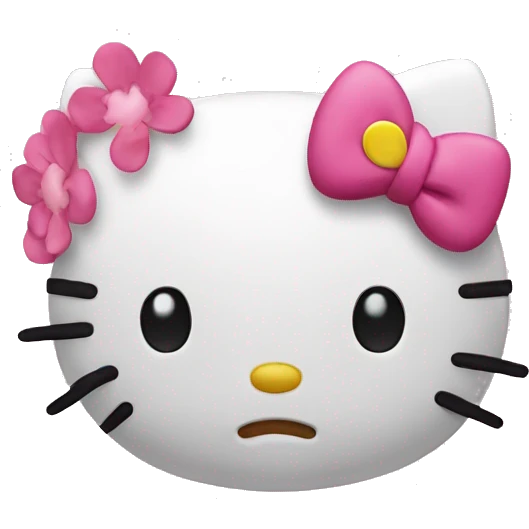 Hello kitty emoji