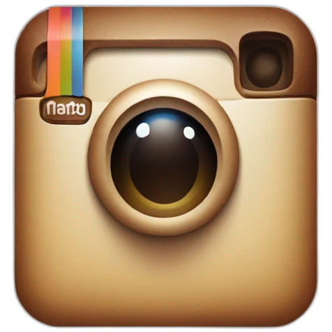Instagram logo a social media application emoji