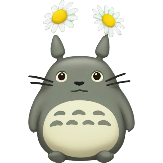 totoro daisy emoji