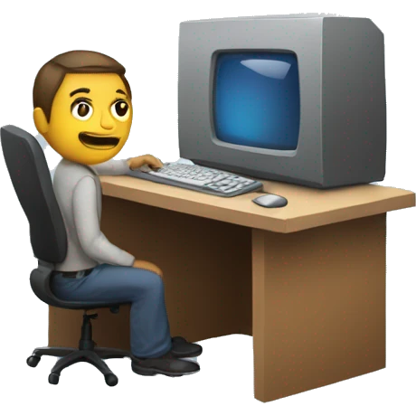 IT Developer with computer emoji