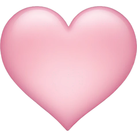 baby pink heart emoji