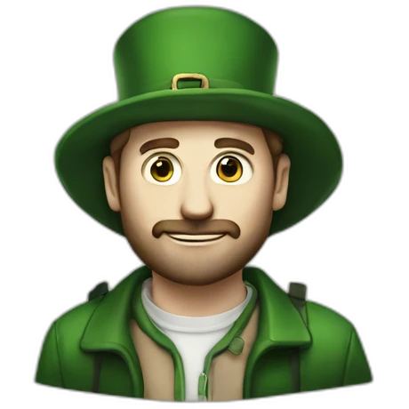 irish guy going to berghain emoji