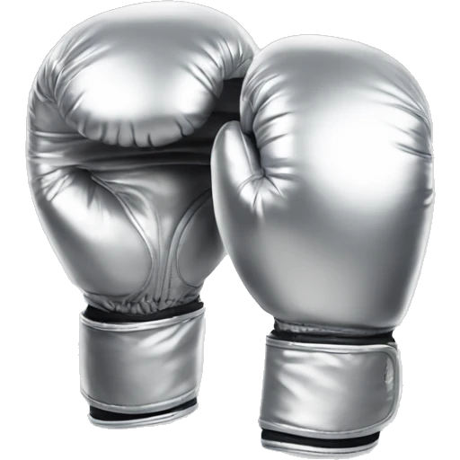 Silver boxing gloves emoji