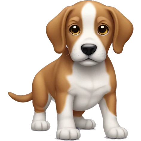 Un bébé chien emoji