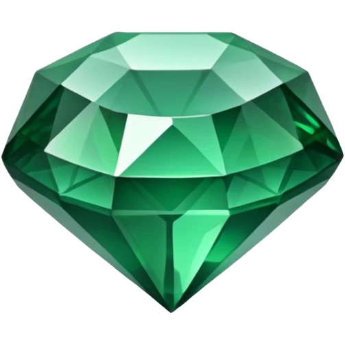 Green emerald emoji