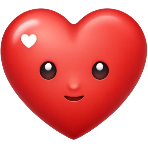 red heart emoji
