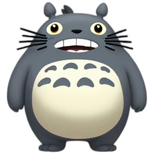 muscle totoro emoji