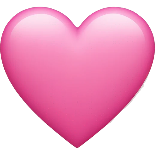 pink heart emoji