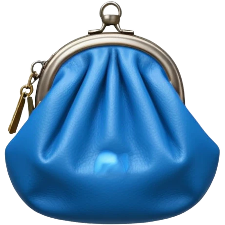 sac à  pièces bleues emoji