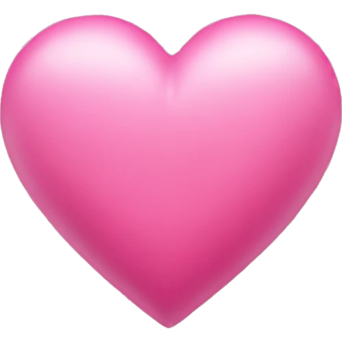 Pink heart emoji