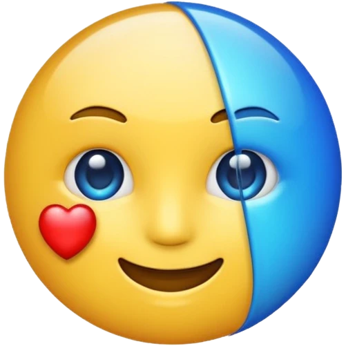 Create a verify meta parody badge  emoji with this ✅🔵 emoji