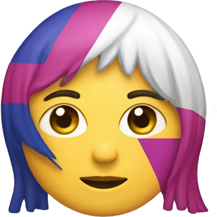 Bi flag emoji