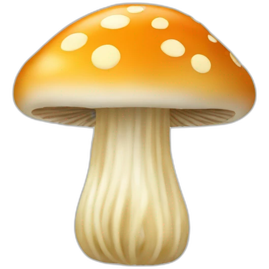 Small mushroom with noodles emoji