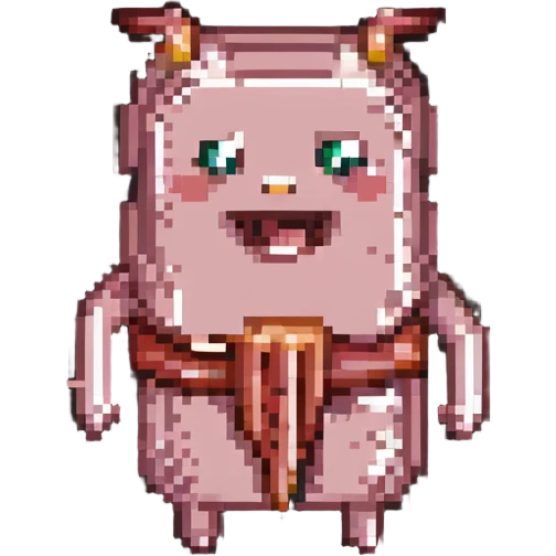 bacon with a sarcastic face emoji