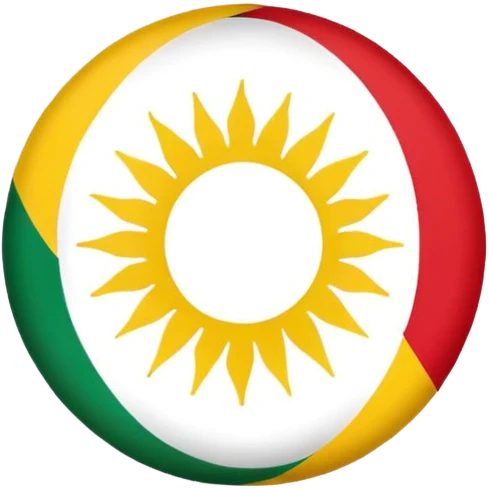 Kurdistan Flagge emoji