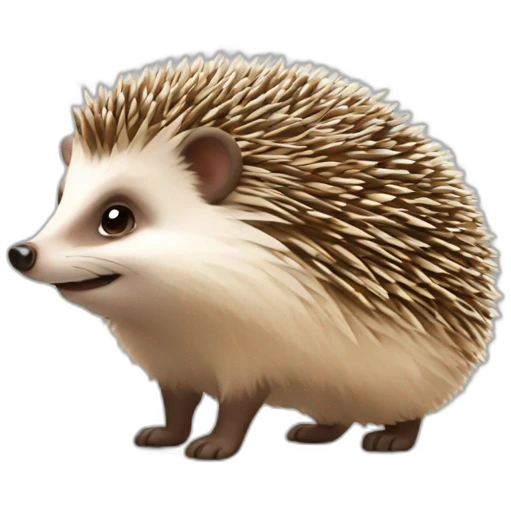 beautiful hedgehog emoji