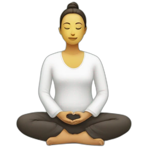 meditation calmness emoji