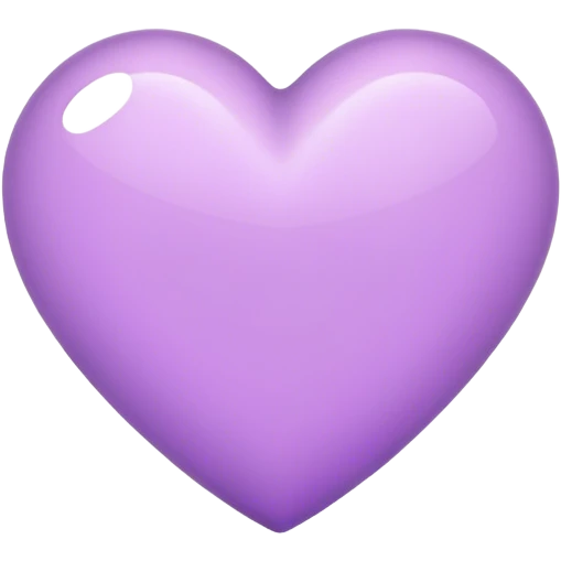 Light Purple Heart emoji