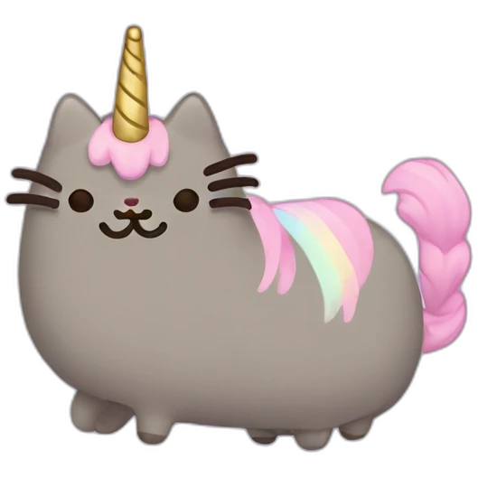 pusheen unicorn emoji