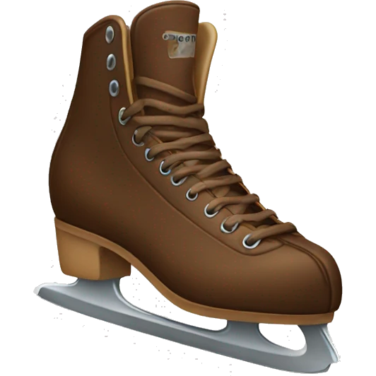 brown skates emoji