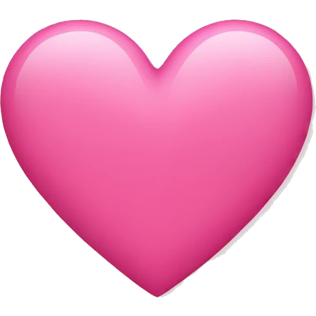 pink heart emoji