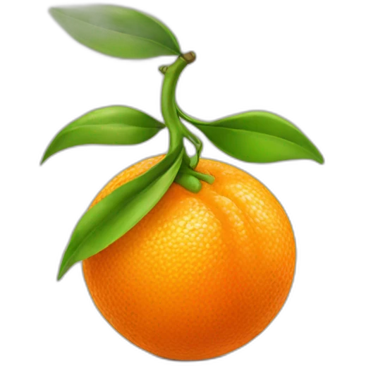 tangerine fruit emoji