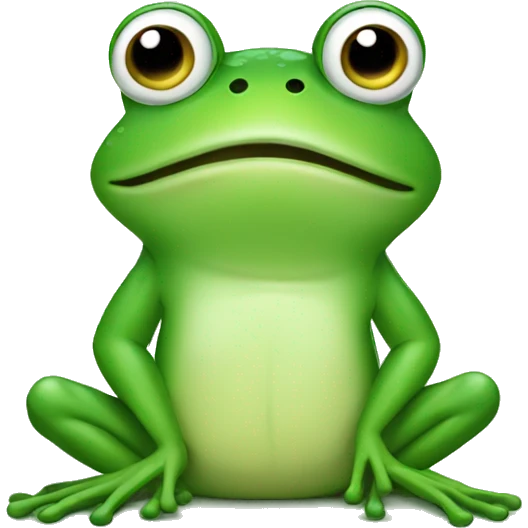 Frog with headache  emoji