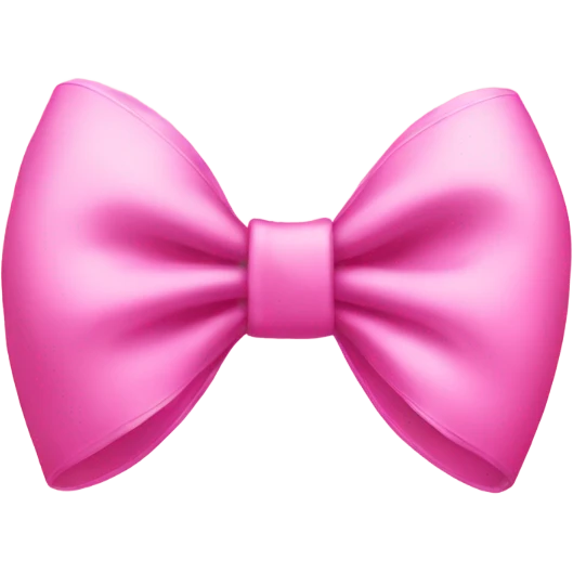 Pink bow emoji