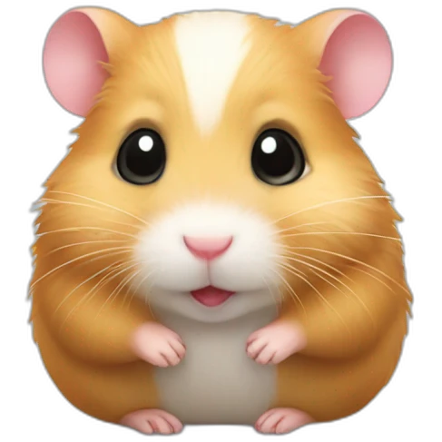 hamster in love emoji